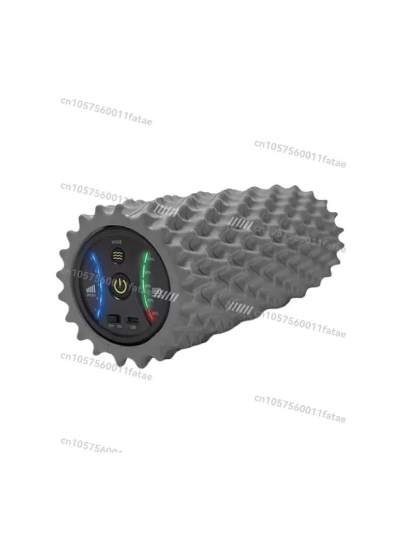 Electric foam roller for muscle relaxation, fitness equipment, deep tissue massager for athletes recovery