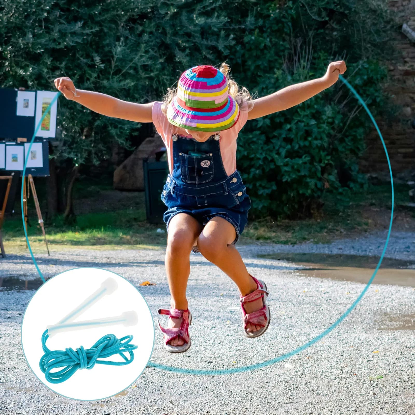Jump Ropes Kids Speed Skipping Rope Lightweight Portable Fitness Jumping Rope Equipment for Healthy Growth Children 3-5 Years