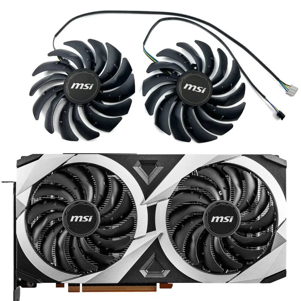 NUOVA ventola GPU 95MM PLD10010B12HH RX 6600 MECH 2X 8G, per MSI Mech Radeon RX 6600、6600 XT、6700 XT MECH 2X ventola di raffreddamento della scheda video