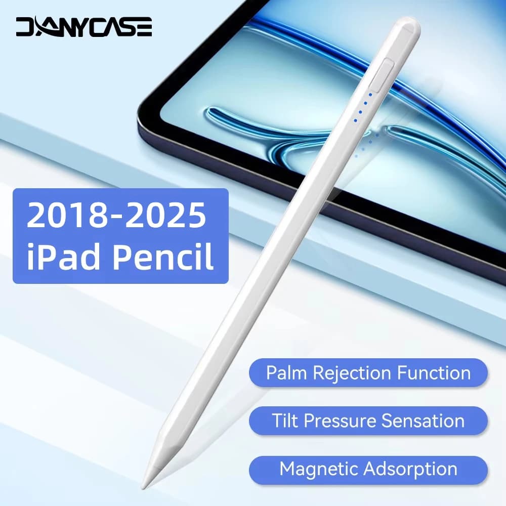 Per iPad Stylus Pencil iPad 11th a16 custodia 10th Generation 7 8 9th Cover Pro Air 13 11 M3 M2 M4 M5 Pro 12.9 con rifiuto del palmo