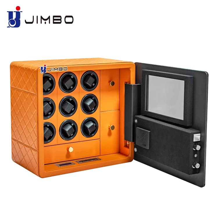 Homisafe Watch Storage Motor Box Touch Screen Watch Winder Safe Box Watch Winder Wardrobe