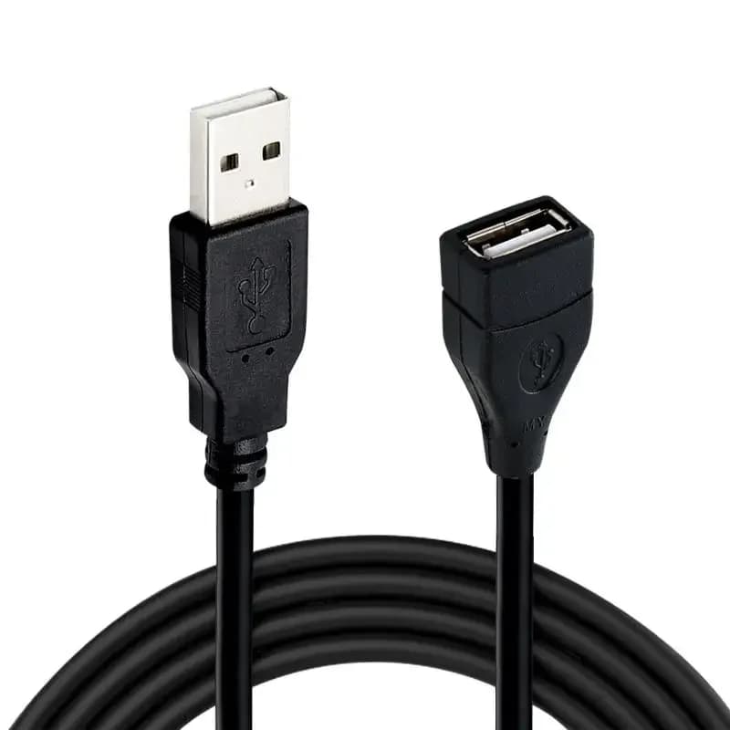 USB 2.0 Cable Extension Cord Cable Wire Data Transmission Line Durable Data Extension Cable For Display Projector 0.6m/1m/1.5m