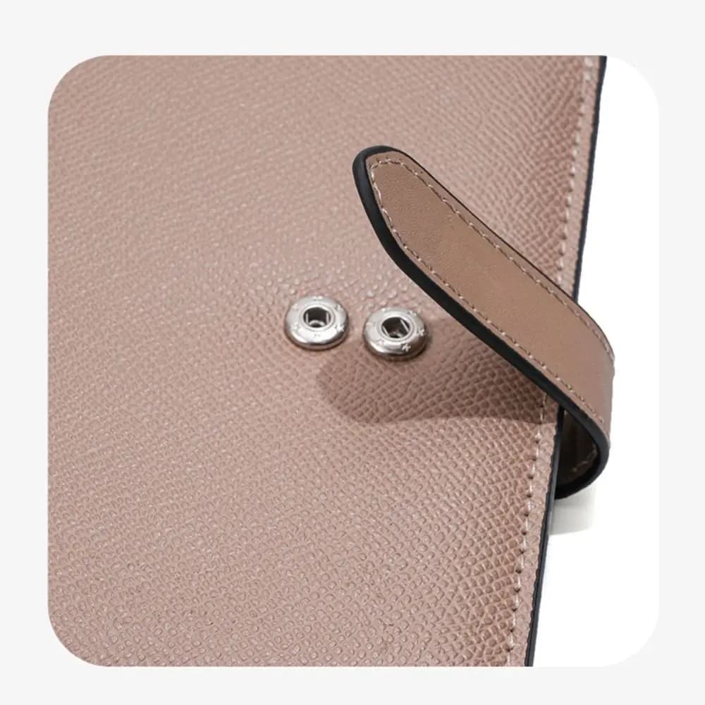 Portacarte Portatile in PU, Borsa per Passaporto con Cinturino da Polso, Portafoglio da Viaggio, Custodia per Carte per Check-in Aereo, Pochette Pieghevole, Accessori da Viaggio