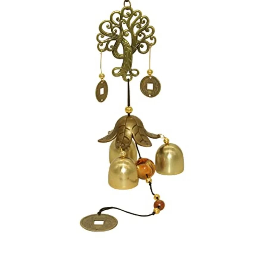 Wind Chimes Outdoor Metal Bells Feng Shui WindChimes for Lucky Home Garden Patio Yard Hanging Decor Gift