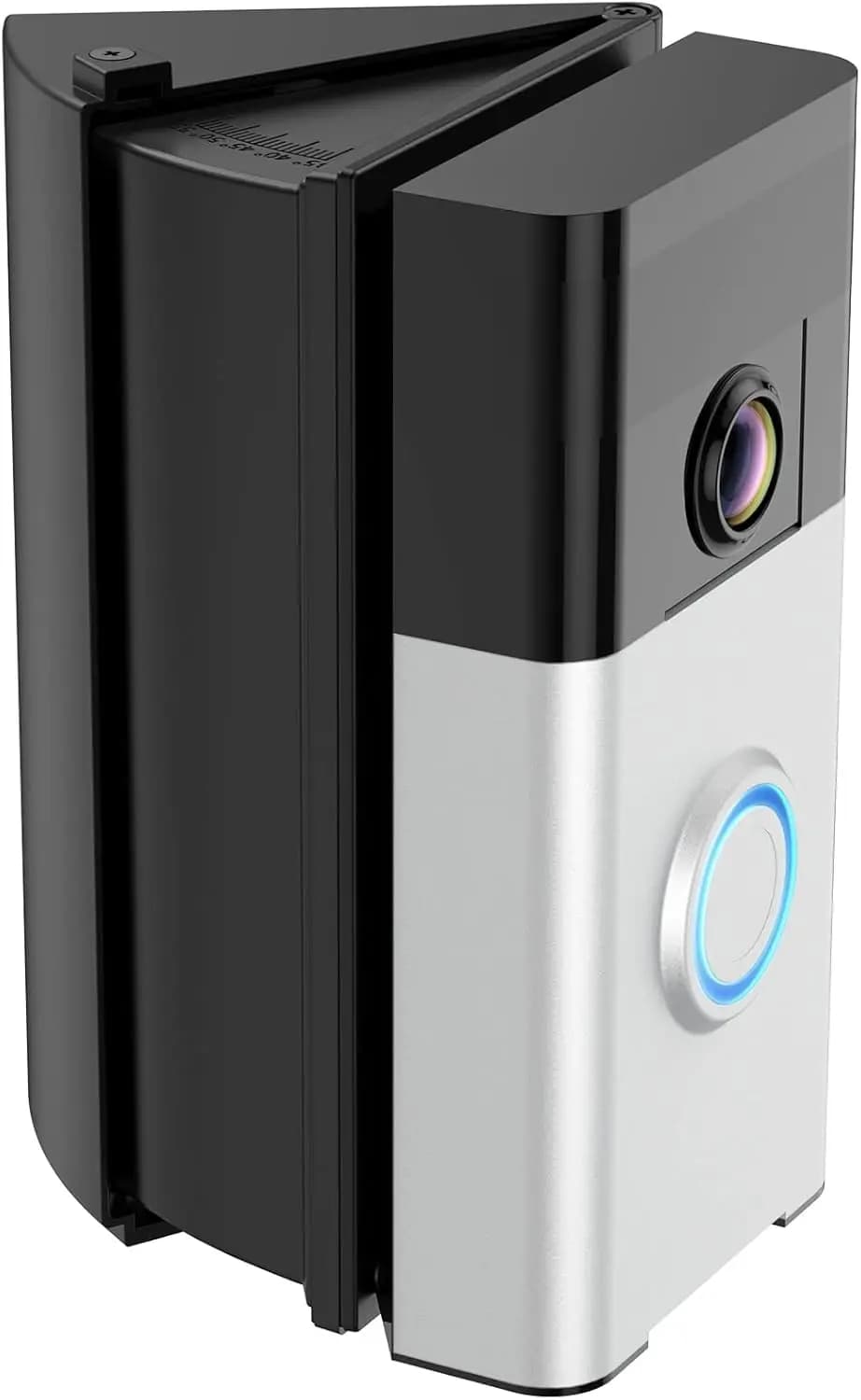 Supporto Regolabile per Videocitofono 30-55 Gradi Compatibile con Diversi Modelli, Facile Installazione per una Visione Migliorata
