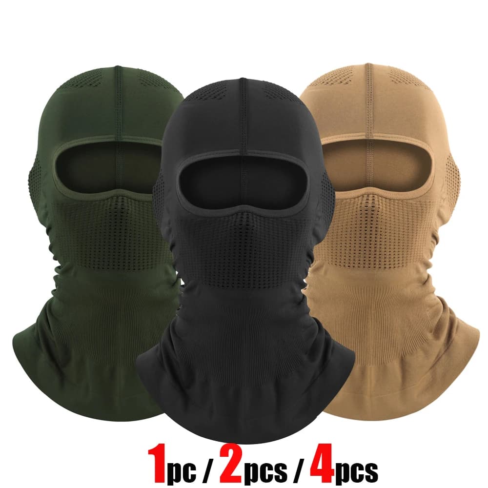 High Elasticity Breathable Sunset Cycling Hat Full Face Mask Open Air Sports Skiing Motorcycle Mask Skiing Helmet Cat