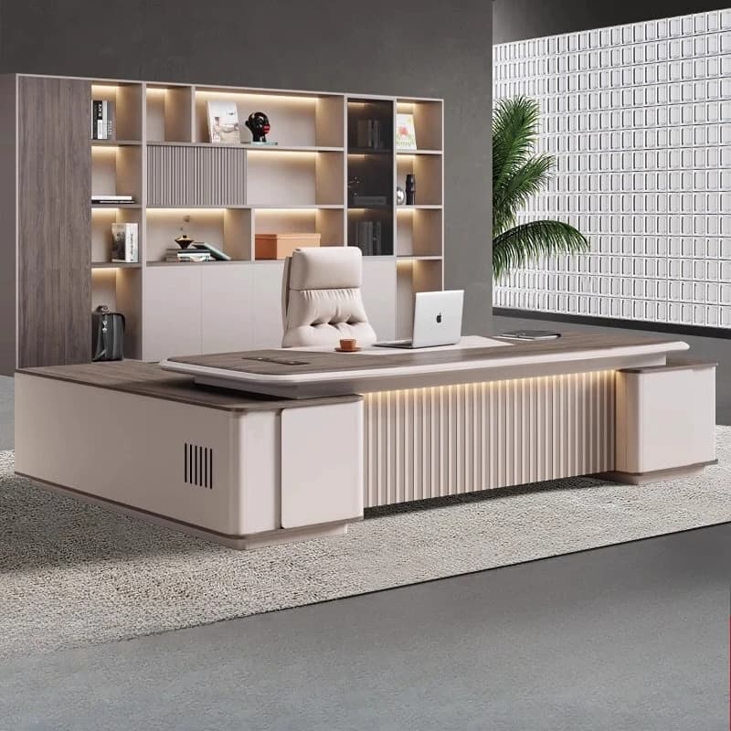 Manager Desk Chair Combination Filing Cabinet Computer Standing Desk Sedentary Computer Standing Gaming Office Furniture