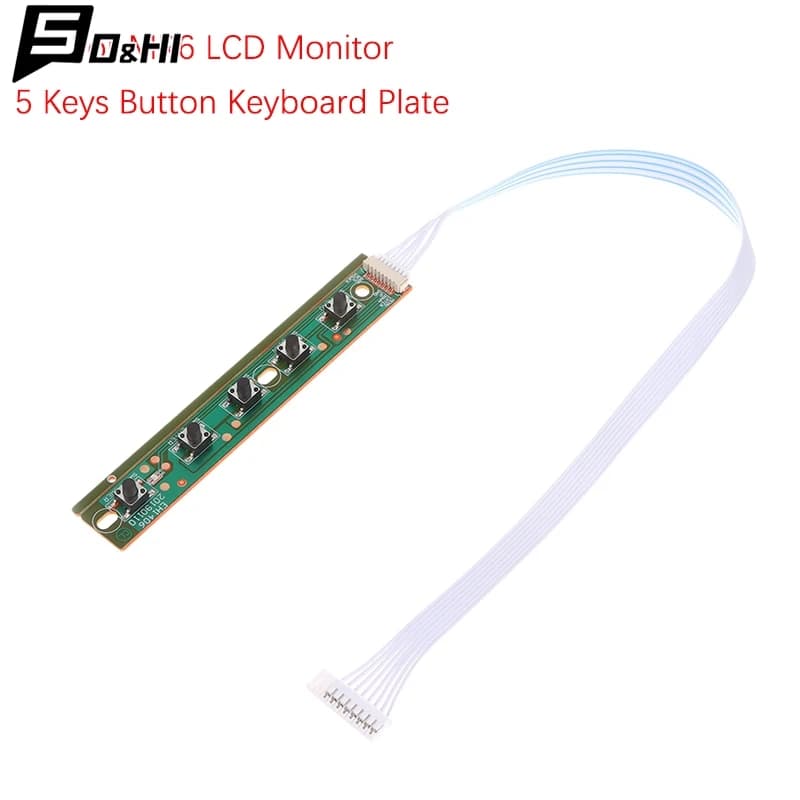 1Pc 5 tasti pulsante tastiera piastra SMD scheda Driver Plug-in scheda di controllo OSD per Monitor LCD MR6