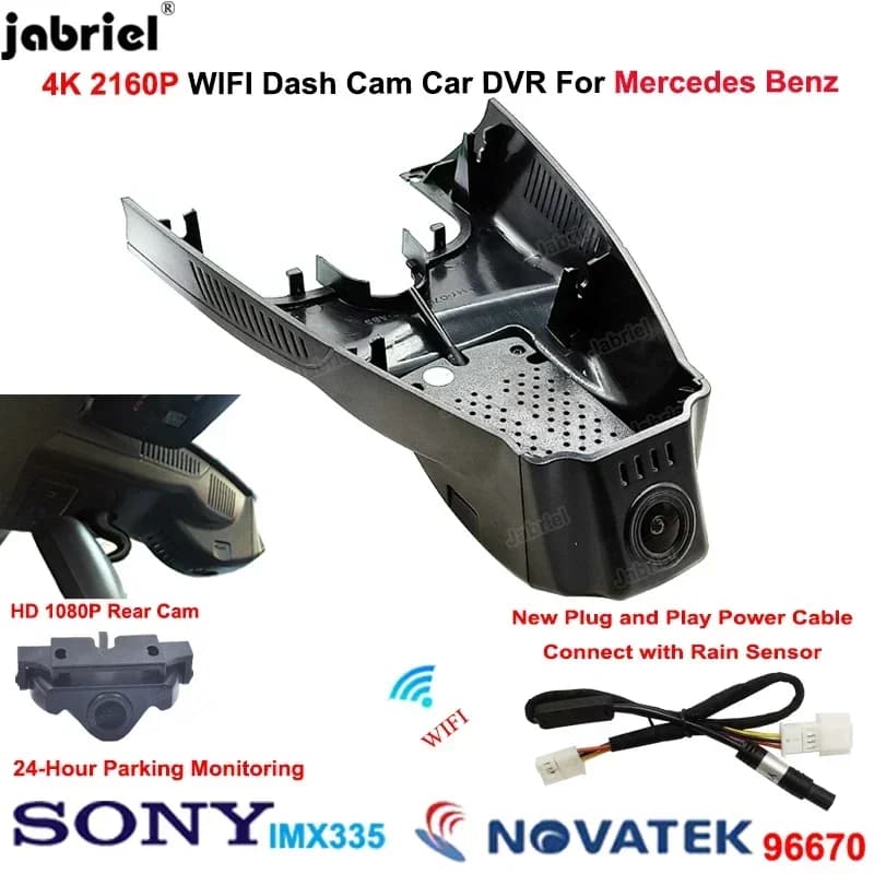 Dedicated 4K Auto Dvr Dash Cam Rear camera for Mercedes Benz CLA c117 w117 GLA x156 A w176 GLA 180 200 220 250 180d 200d 220d