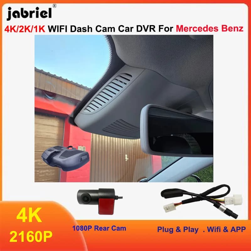 Dash Cam UHD 4K for Mercedes Benz Class S W223 V223, DVR for Auto Mercedes Benz S 400 L 450 L 500 L 4MATIC 2020 2021 2022 2023