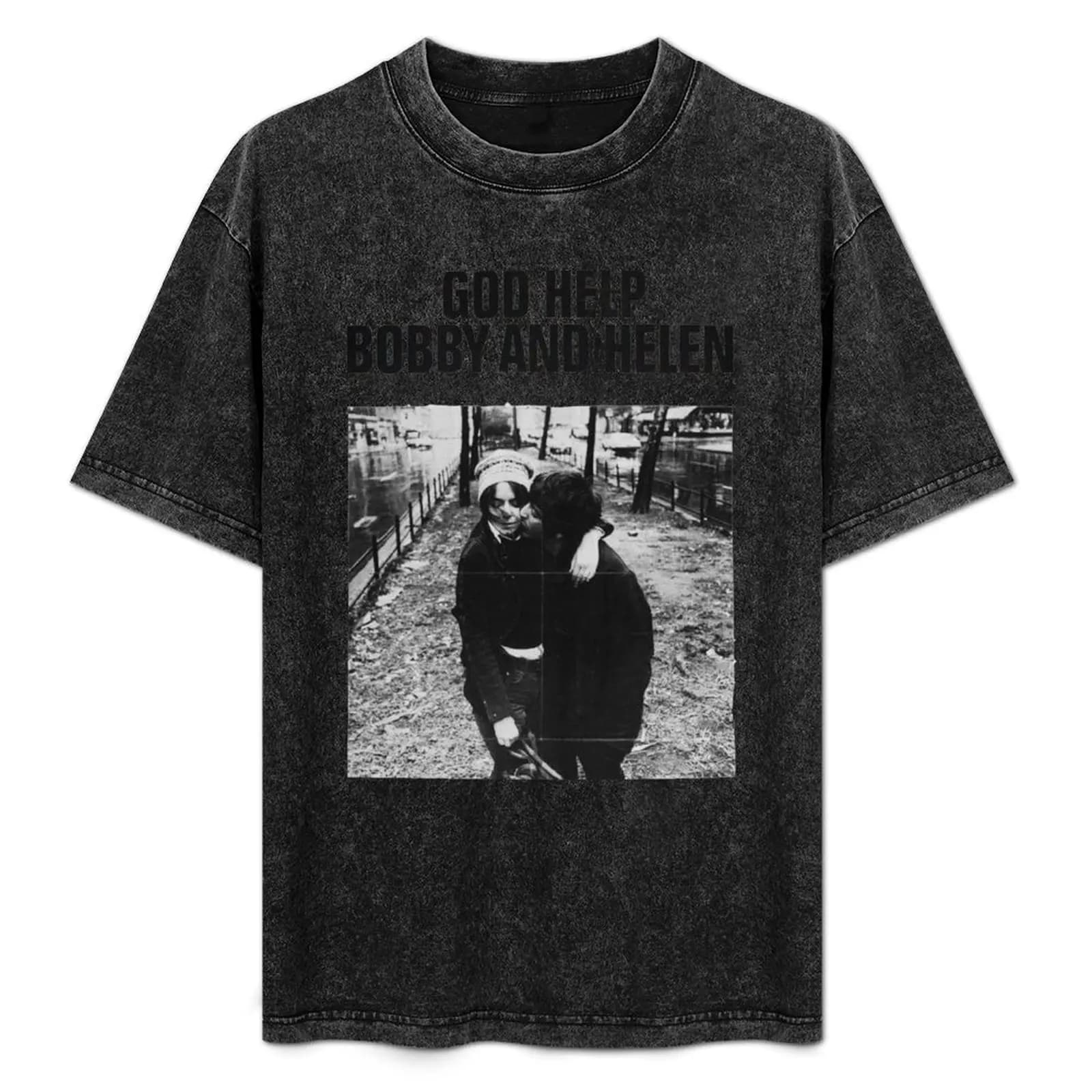 T-shirt Panic in Needle Park, taglia grande, girocollo