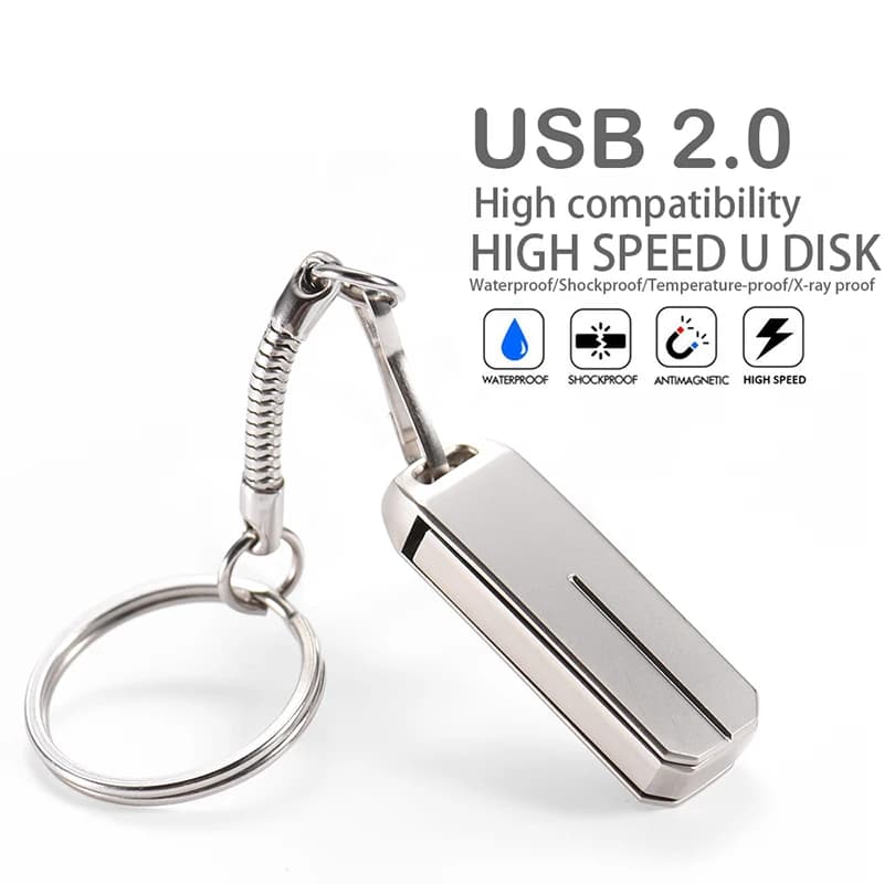 JIASTER USB 2.0 Pendrive 64Gb Memory Stick 32Gb 4Gb Metal Usb Flash Drive 128Gb Pen Drive 128Gb 8Gb Usb Stick 16GB
