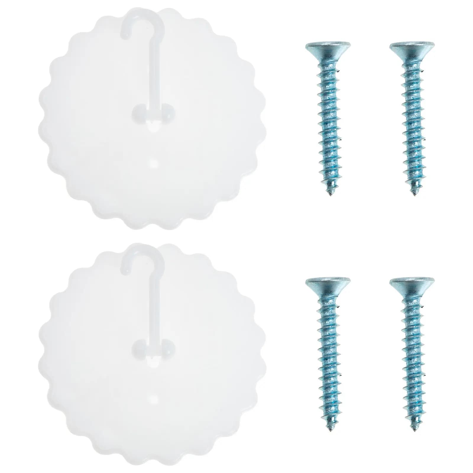 2 set Suction Cup Hooks For Baby Mosquito Net Hanging Hook Ceiling Mount Net Support Crib Dome Holder Strong Adhesive No Damage