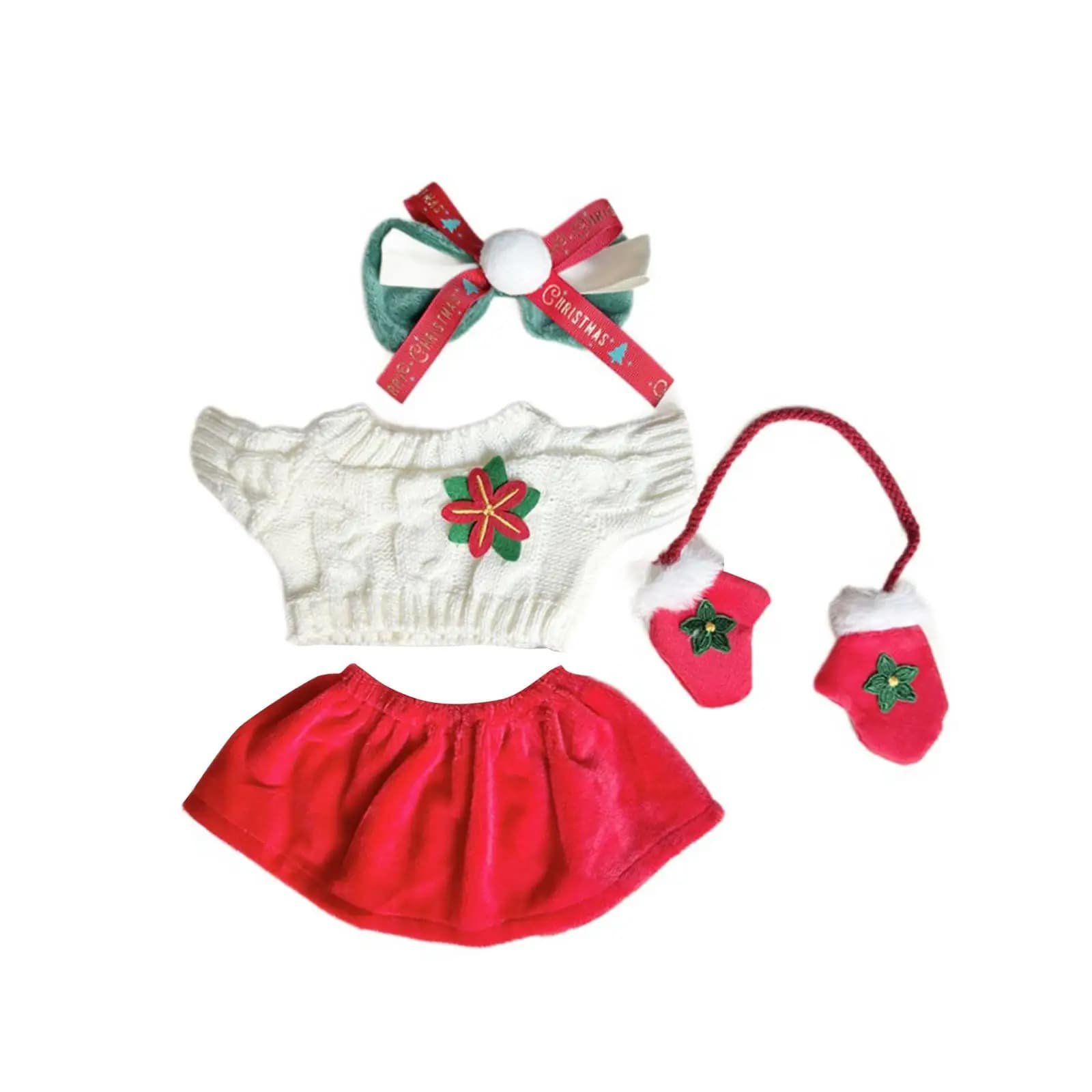 Costumi in Peluche per Bambole, Accessori Moda per Foto, Abbigliamento Fai-da-Te Educativo, Crea il Tuo Outfit per Bambole da 38 cm