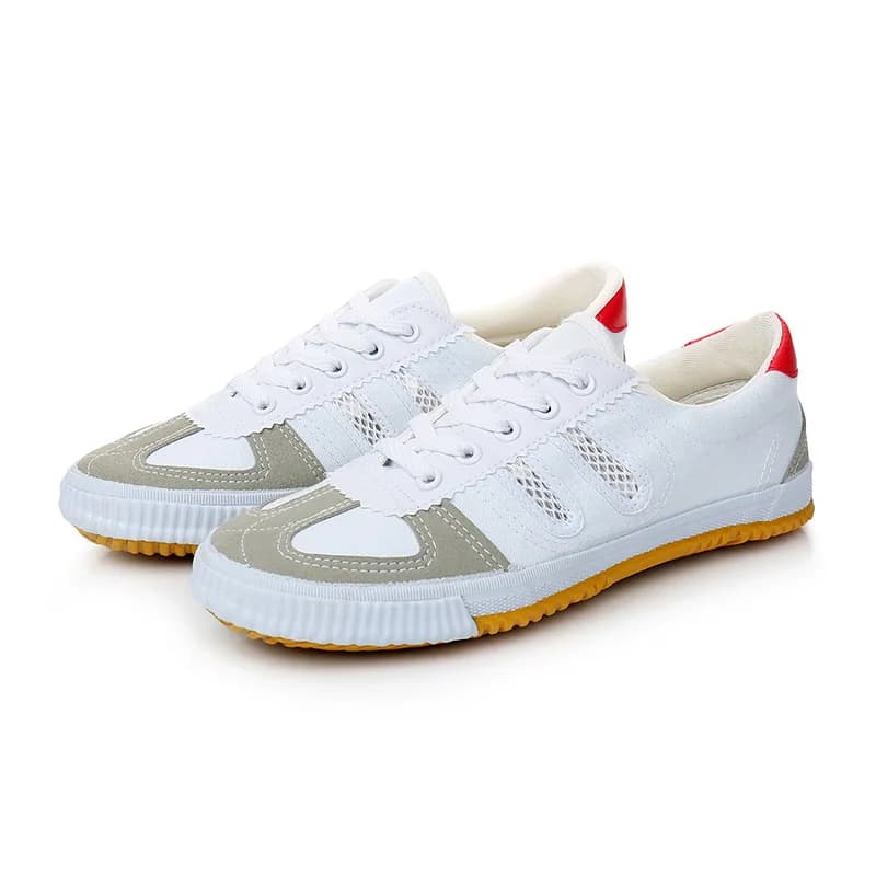 Scarpe da pallavolo in rete di grandi dimensioni Scarpe da ginnastica da corsa per esterni Scarpe di tela per arti marziali Scarpe da allenamento antiscivolo per atletica leggera