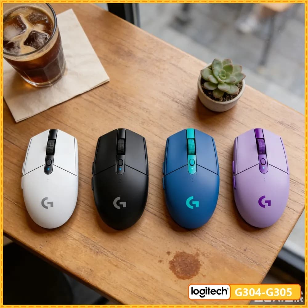 Logitech G304 LIGHTSPEED Wireless Gaming Mouse 12000 DPI HERO Sensor 1Ms Latency 250Hr Battery Quick Replacement Users
