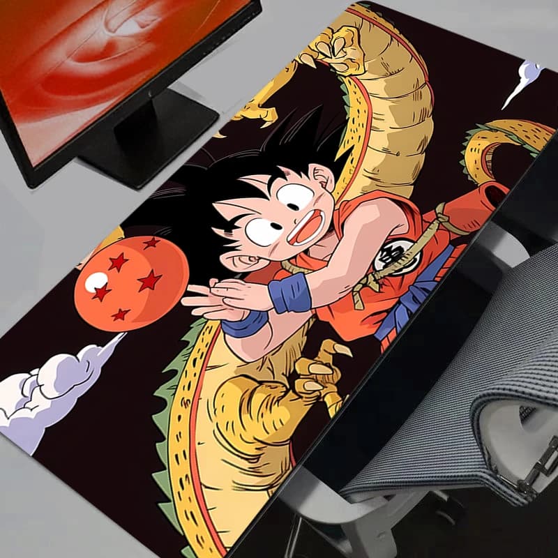 Dragon Ball Z DBZ Kawaii Mouse Pad Anime Cute 90x40 Gabinete Gamer Tappetino per computer Tappetino per scrivania Tastiera Accessori da gioco Mousepad