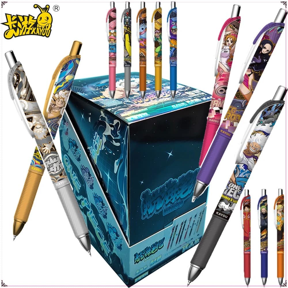 KAYOU Originale One Piece Stationery Blind Box - Penna Gel Pratica per Ufficio e Studio, Squisita Penna a Sfera, Regali di Compleanno