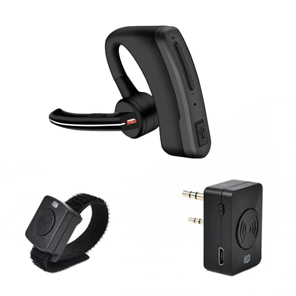 Walkie Talkie Wireless Headset Bluetooth Radio Bidirectional Headset Spare earphone for Baofeng 888S UV5R