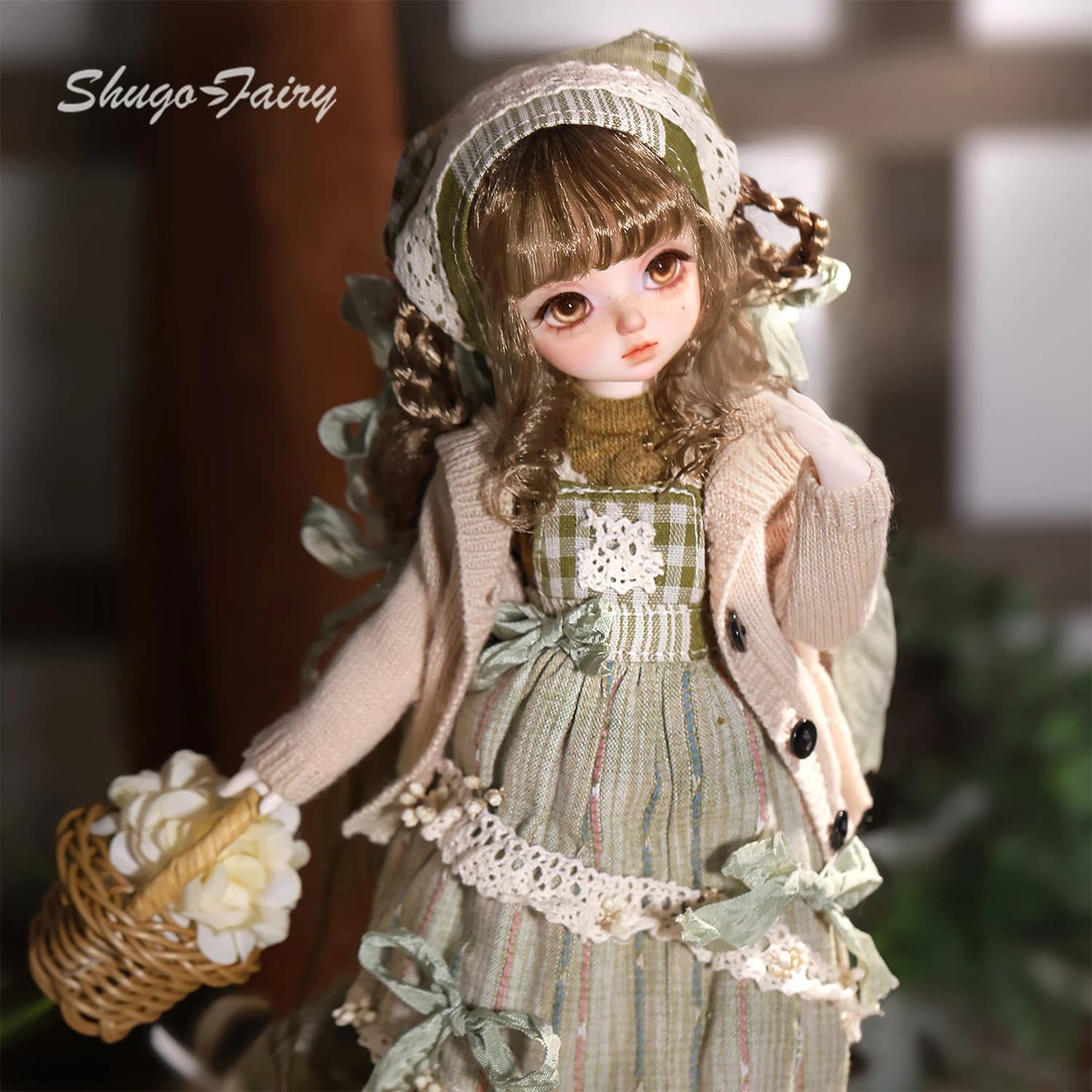 BJD Doll 1/6 Circe G ShugaFairy Fullset Handcrafted Cottagecore Forest Style Perfect Birthday Gift Resin Ball Jointed Doll