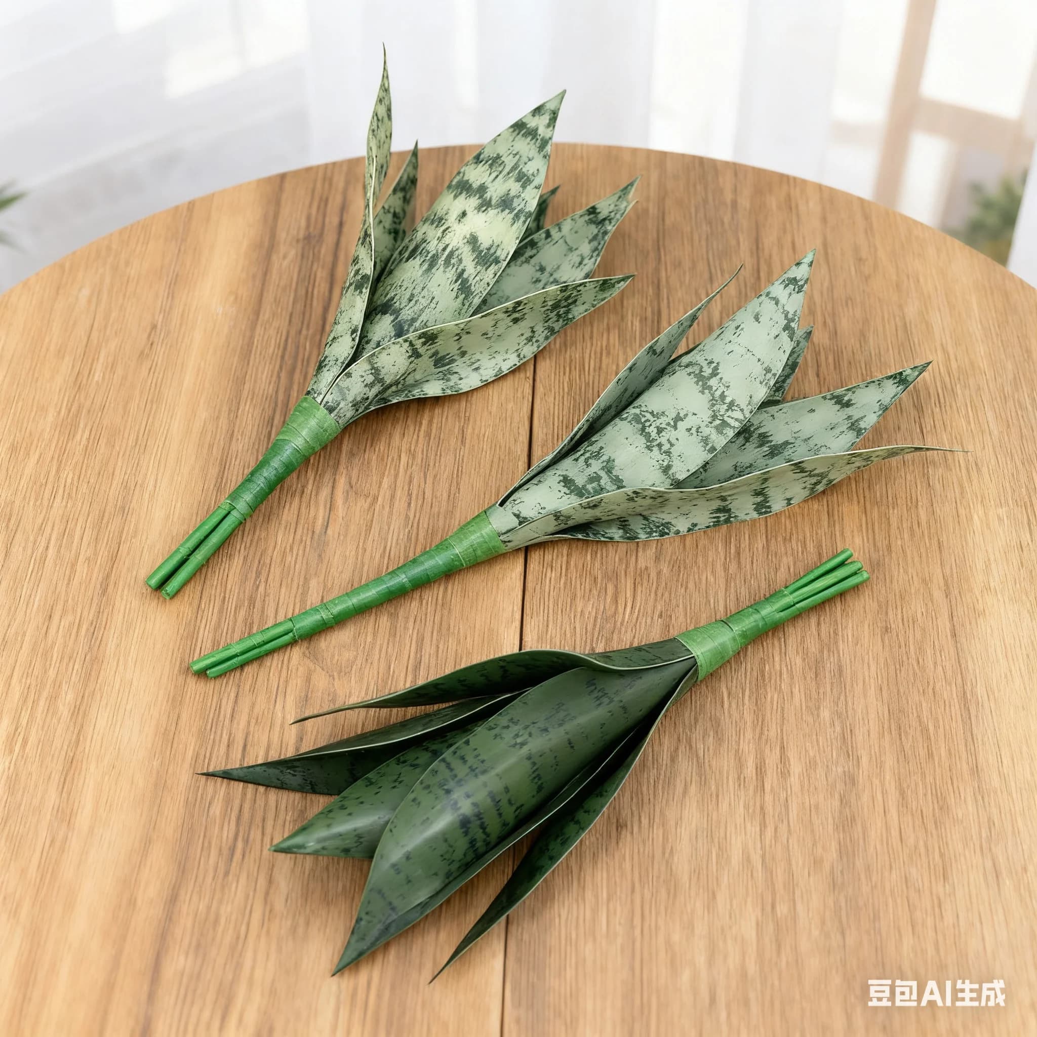 1PCS Realistic Artificial Plants PVC Snake Plant Simulate Leaf Low Maintenance Outdoor Indoor DIY Party Graduation Decor