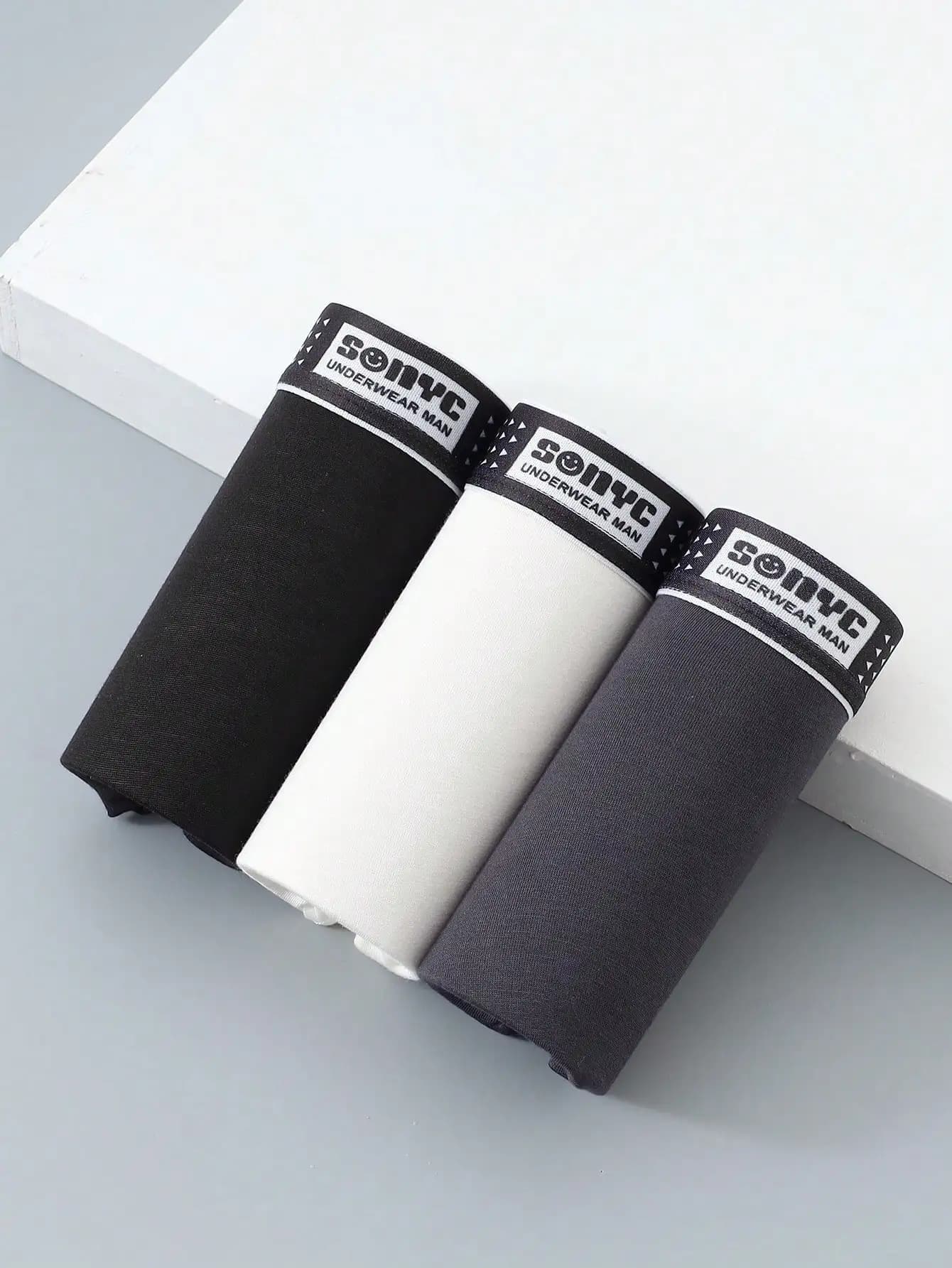 Boxer da Uomo in Cotone Misto, Confezione da 7 Pezzi, Colori Assortiti