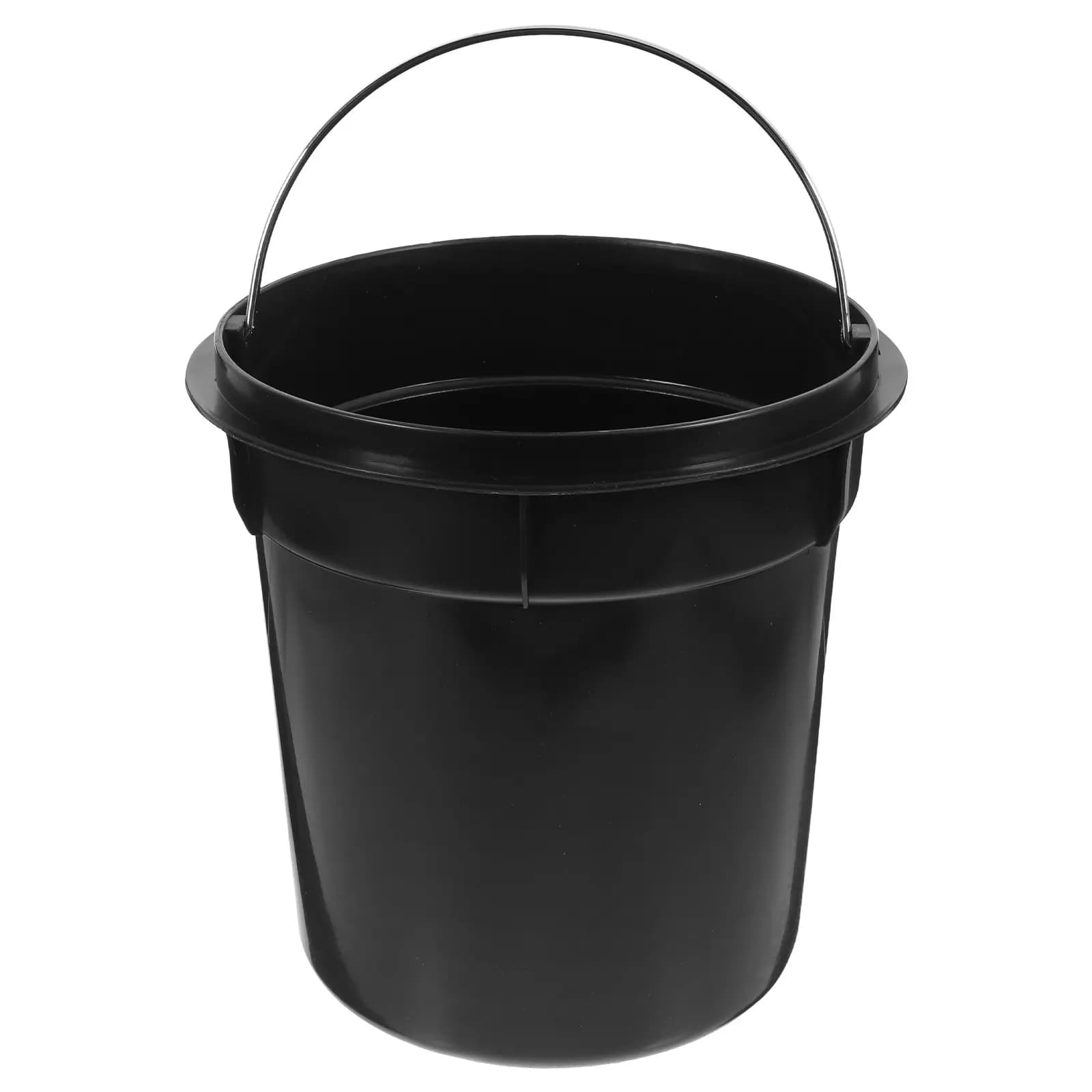 Secchio Interno in Plastica per Cestino da 5L, Contenitore Rimovibile Rotondo per Rifiuti, Inserto per Bidone, Cestino Portatile per Cucina e Bagno