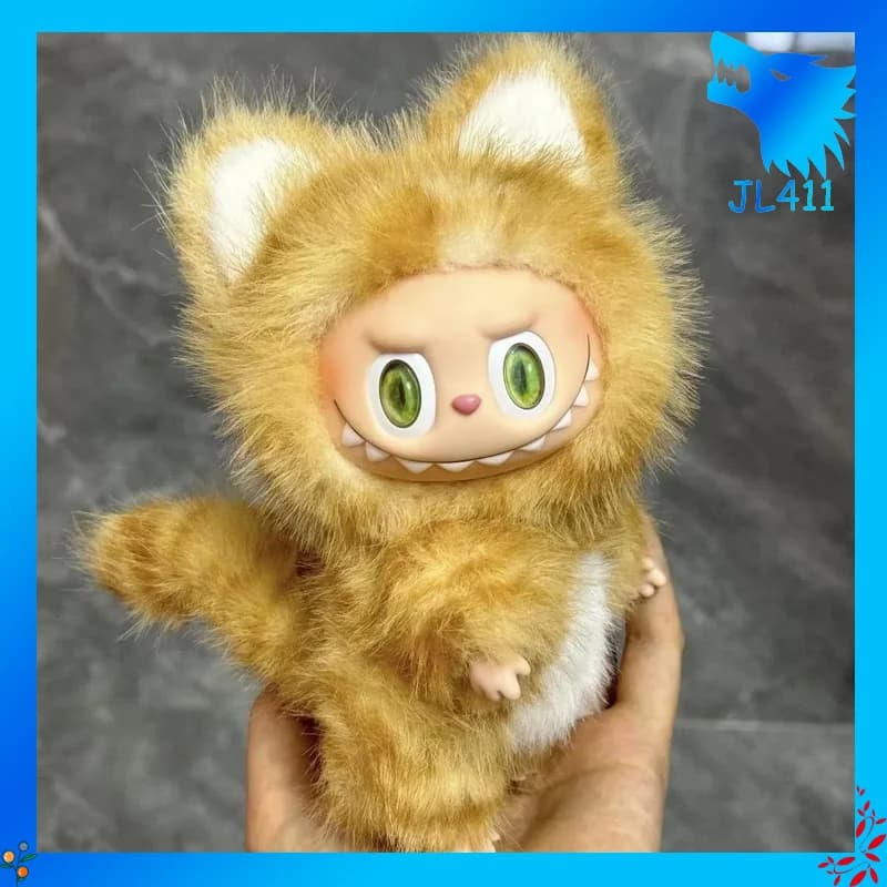 Hot For Labubu 17cm Cute Cat Doll Clothes Plush Hairy Hamidie V1 Series Standing Figure Pendant Accessory Doll Accessories Gifts