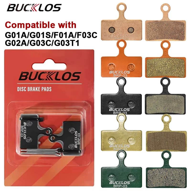 BUCKLOS Bike Brake Pads for G01S F01A Road Bicycle MTB Hydraulic Disk Brake Pad for M9000 Bicycle Disc Pads Cycling Accessories