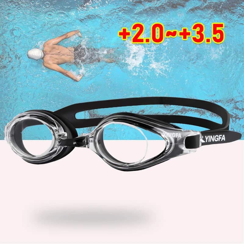 Professional swimming glasses for presbyopia for adults Swimming glasses for men and women Waterproof adjustable water sports glasses