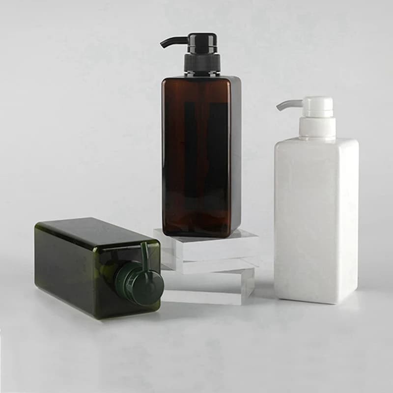 250/450/650ml Dispenser di sapone bottiglia vuota pompa per liquidi a mano Dispenser di sapone Shampoo bottiglie di lozione liquida accessori per il bagno