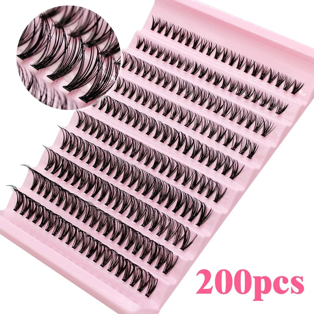 Large Capacity Super Handle FAI FROM TE Cluster Eyelash 8-16mm Mix Style Eyelash Extension Tool Makeup Finte Volume Russian