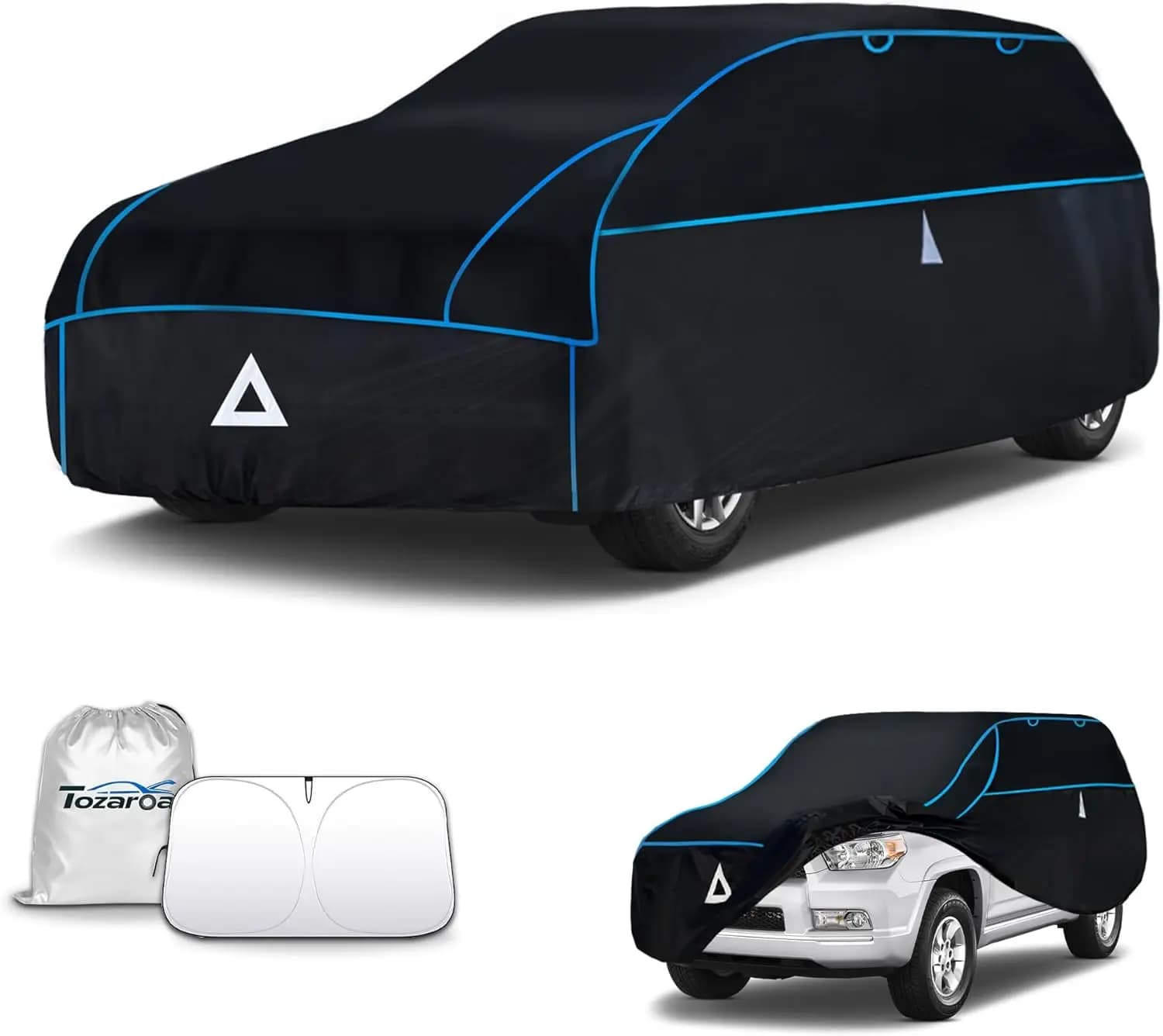 Parasole per Parabrezza Multistrato in EVA per SUV, Uso Esterno, Antigrandine, con Omaggio Parasole, per Esterni