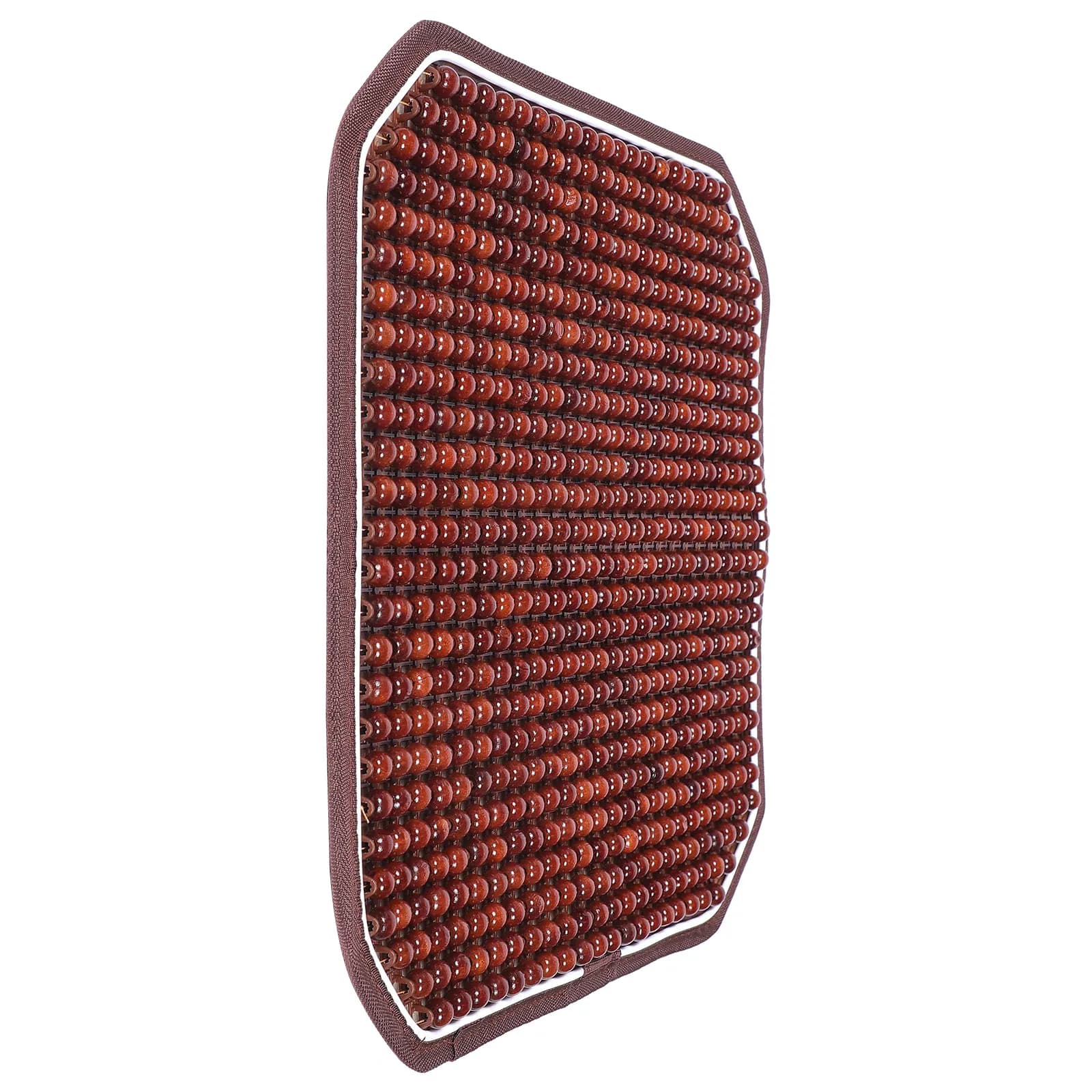 Cuscino Ergonomico in Perline di Legno, Rinfrescante e Traspirante per Sedia da Ufficio, Auto e Casa, Multifunzione per l'Estate