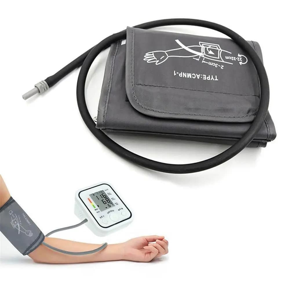 Sfigmomanometro 22-32cm per Adulti con Accessori per Monitoraggio della Pressione Sanguigna, Strumento per la Cura della Salute Domestica