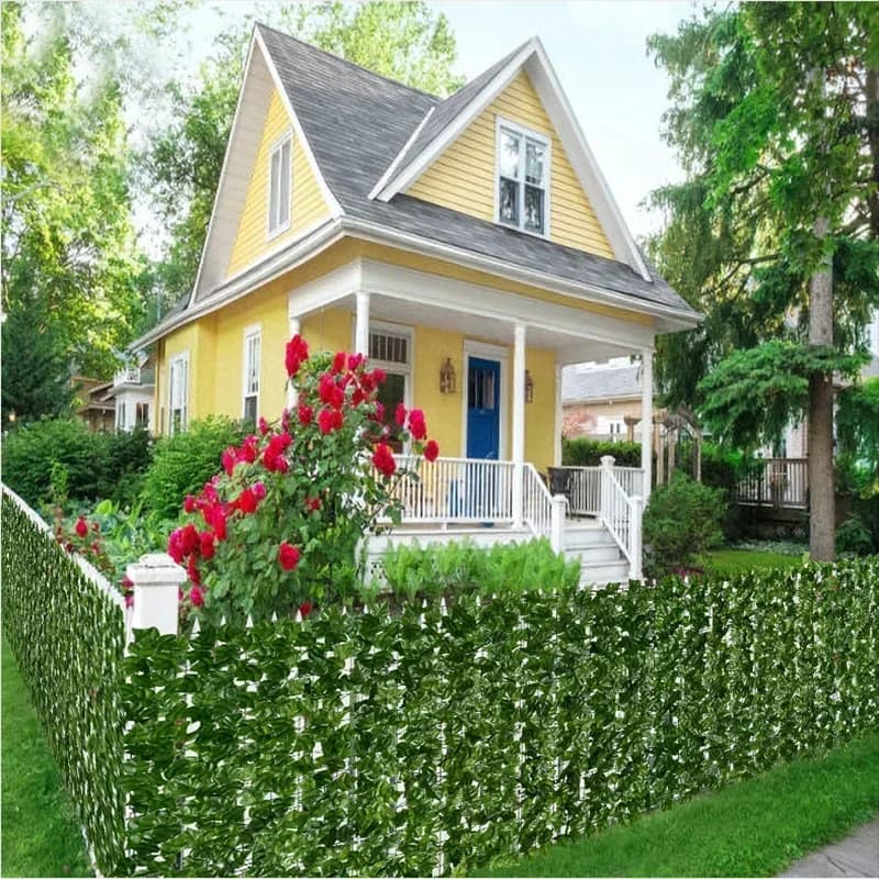 100X300cm Artificial Ivy Fence Plant Grass Wall Panel Faux Green Leaf Hedge Privacy Screen Outdoor Home Garden Balcony Decor