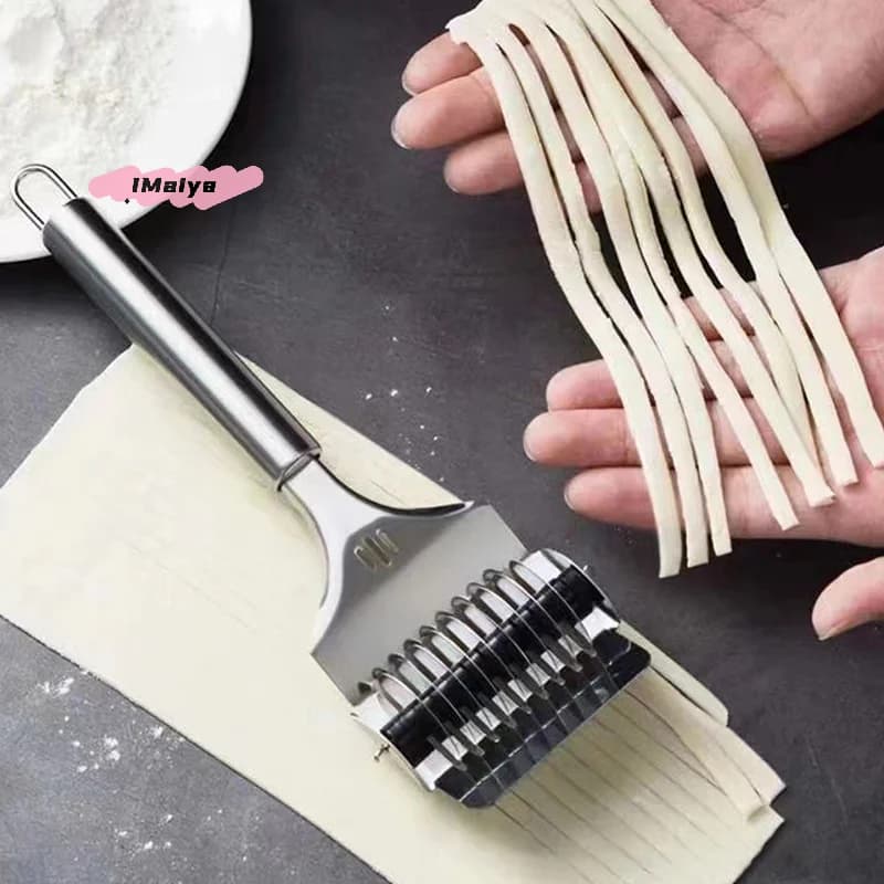 1Pc In Acciaio Inox Manuale Spaghetti Cutter Pasta Maker Pasta Macchina Spaghetti Zenzero Aglio Rotolo Frantoio Cucina Gadget di Cottura