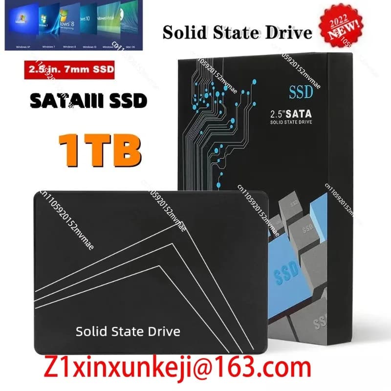 2.5 Inch SATA3.0 SSD 1TB 2TB High Speed Internal Solid State Drive External Universal For Laptop Desktop