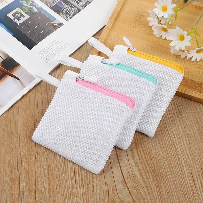 Polyester mesh linen bag thickened Mini bag of multifunction linen bra socks of laundry basket washing machine