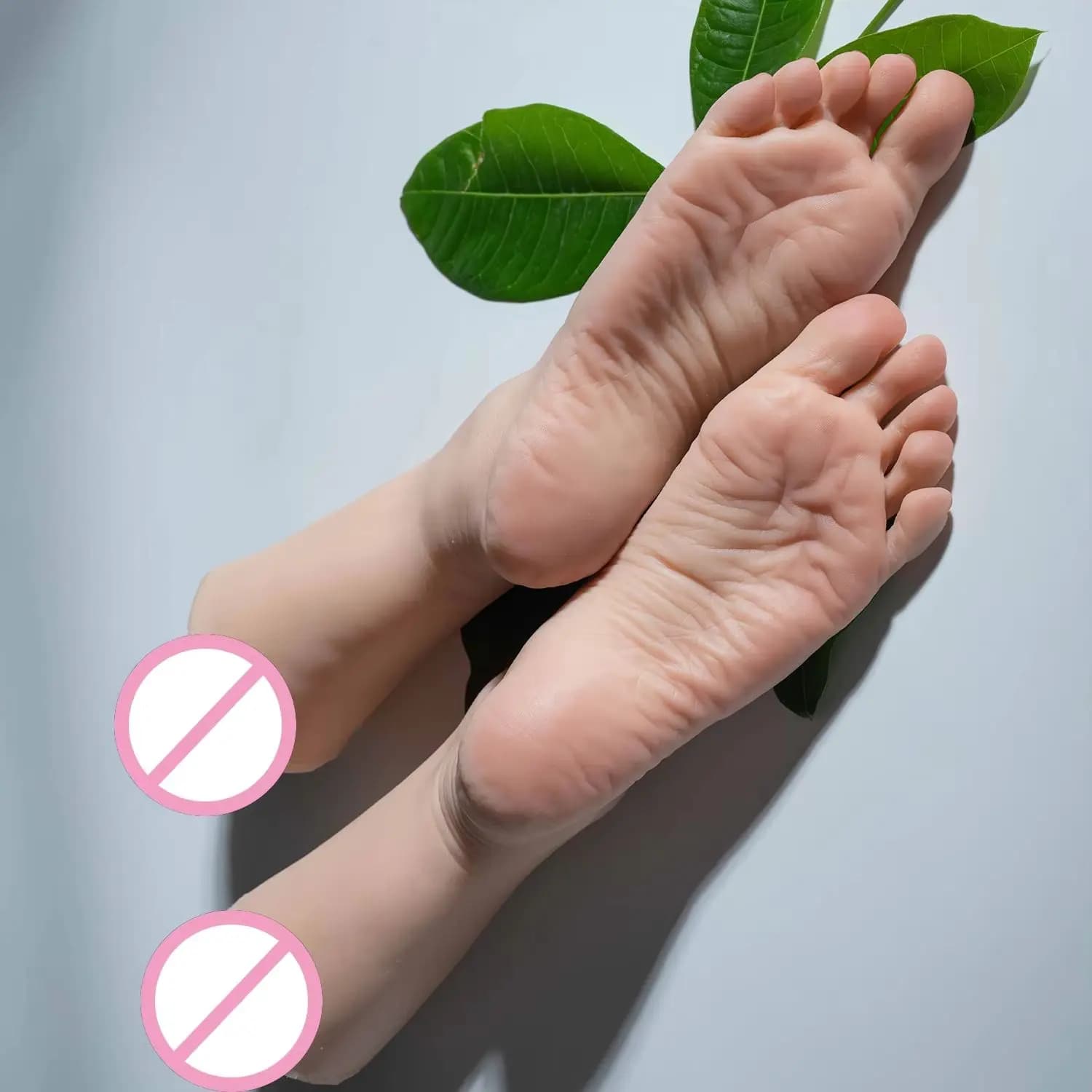1 Nail Practice Foot Realistic Female Silicone Feet Model Mannequin Foot Fetish For Shoes Socks Jewelry Display Massage TGM2