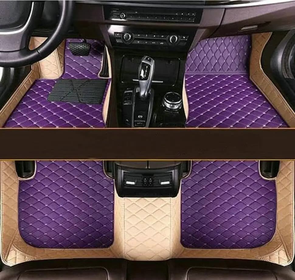 Tappetini auto personalizzati per MG ZS EZS MG HS 2017-2023 EHS MARVEL in pelle, copertura completa, tappetini di lusso.