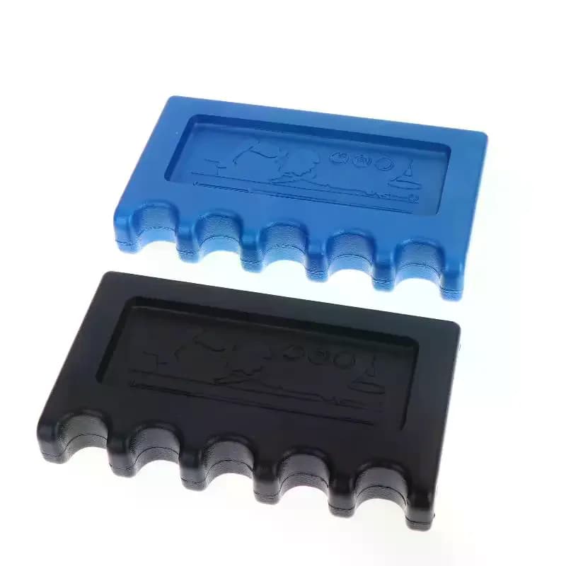 Pool Cue Holder Portable Weighted Professional Billiard Cue Holder Pool Table Accessories Holds 5 Cues Cue Stick Holder Cue Rest