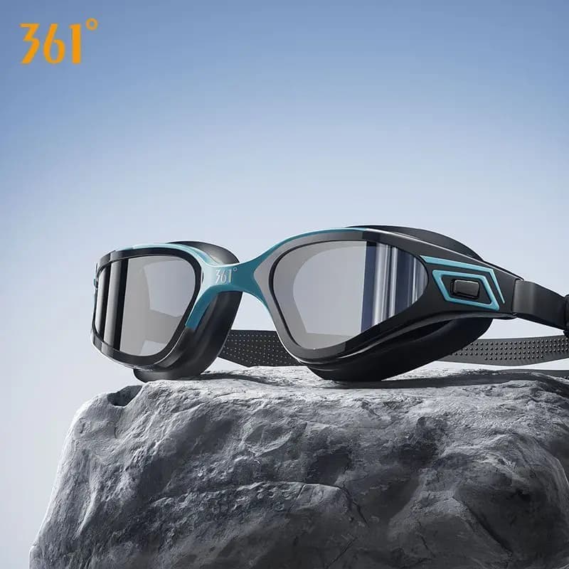 361 waterproof swimming goggles and high definition adult male anti-fog with central frame professional swimming goggles diving equipment