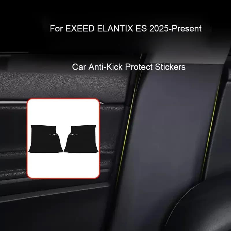 Car B-Pillar Door Anti-Calcio Protect Pad Anti-Sporco Tooth Resistant to scratches Exterior accessory for EXEED ELANTIX ES 2025-Present