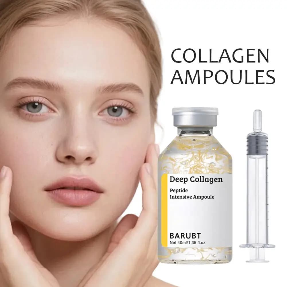 Ampolla Intensiva al Collagene Peptidico 40ml, Essenza Rivitalizzante Profonda, Idratante e Anti-Rughe per la Cura della Pelle