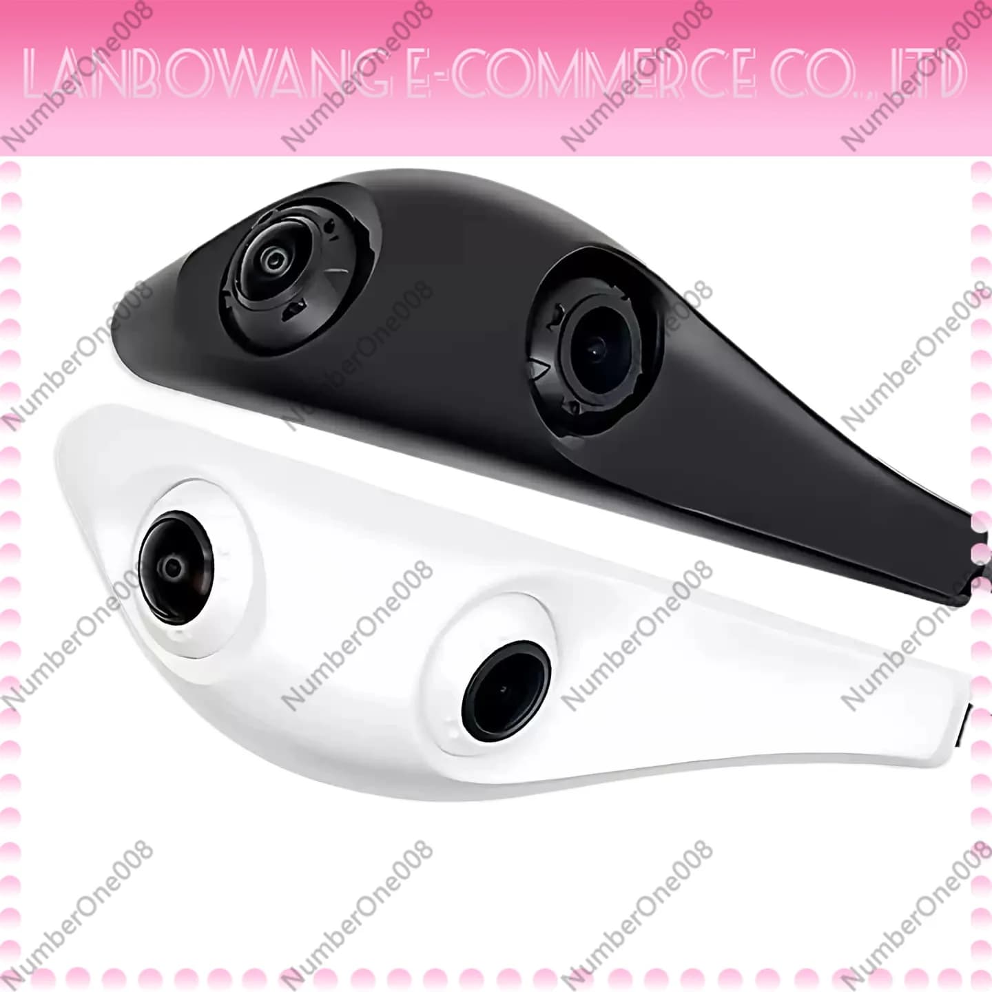New design 2-in-1 car door blind spot car side view camera AHD 1080P waterproof without drilling easy to install