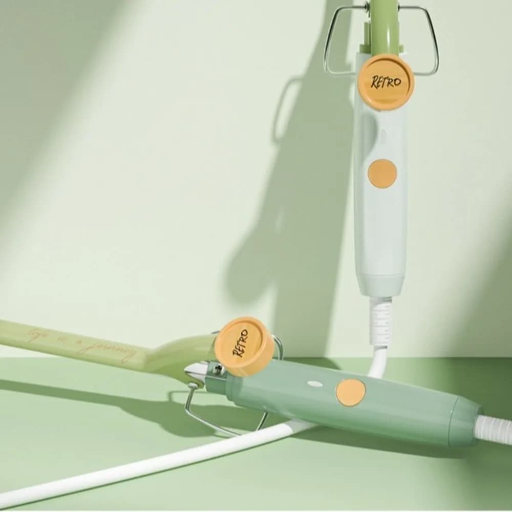 Ferro arricciacapelli in ceramica da 9 mm per capelli corti, mini arricciacapelli ultra-sottile, strumento per lo styling professionale