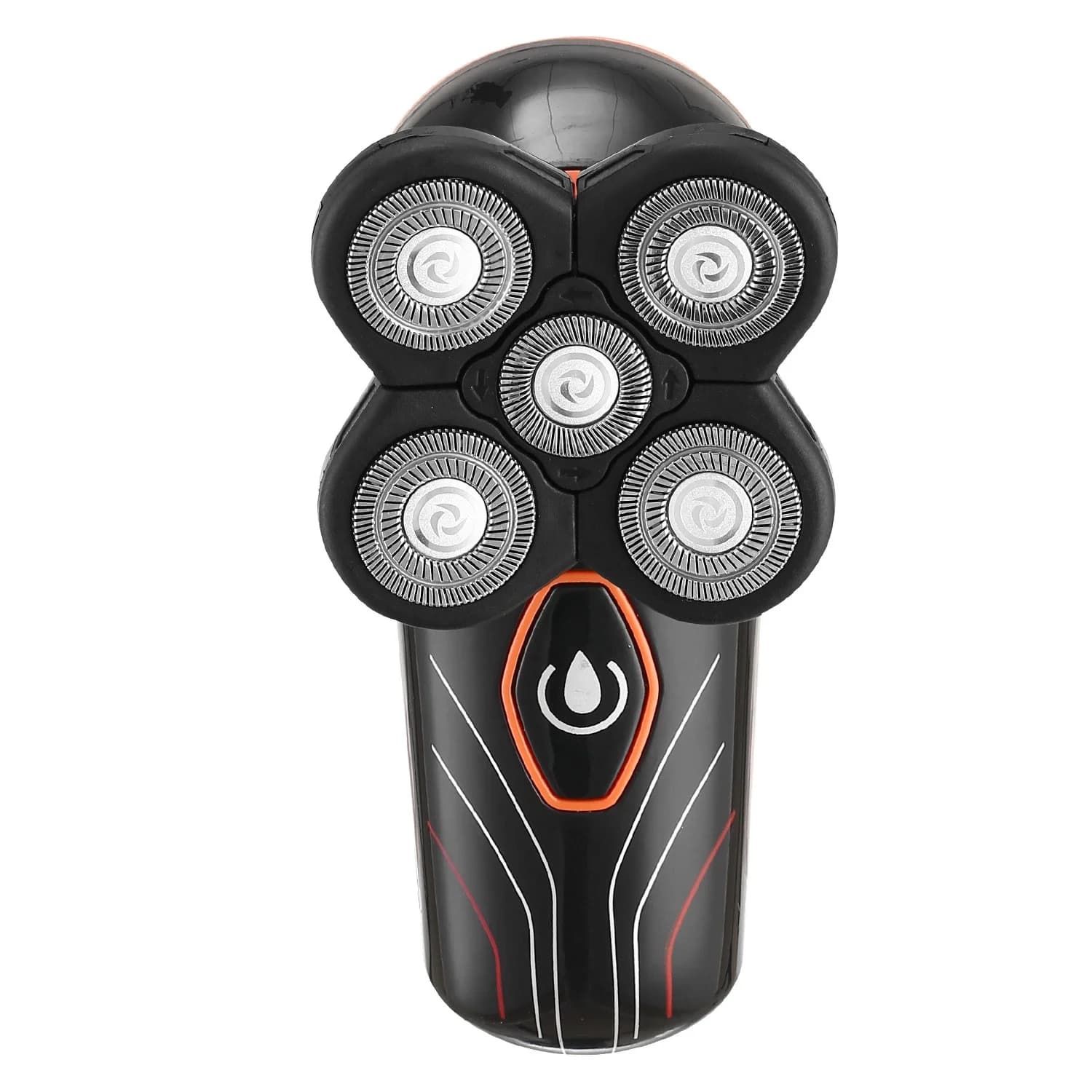 4D Electric Razors IPX7 Waterproof Wet & Dry 5 Floating Head Rotating Shavers Trimmer for Rechargeable Shaving