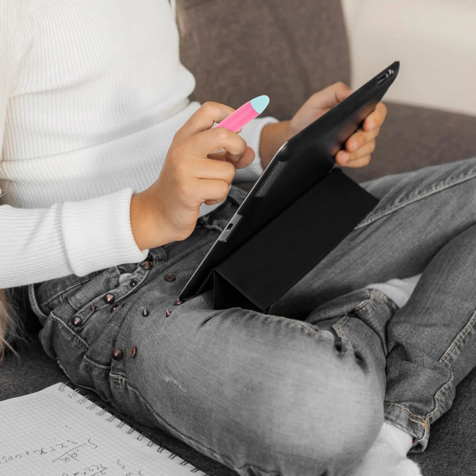 Penna Stilo Capacitiva per Tablet e Smartphone, per Scrittura e Disegno Educativo