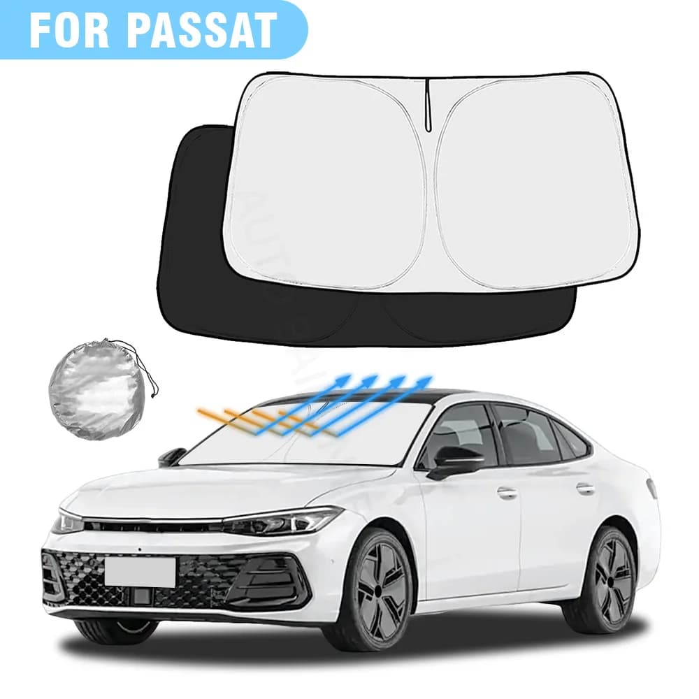 Parasole per Parabrezza Auto per Volkswagen VW Passat 2012-2025 2026 Protezione UV per Finestrino Anteriore Accessori Interni